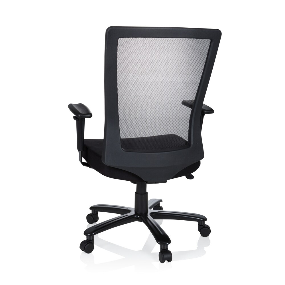 XXL Drehstuhl XXL EXTENDER Stoff/Netzstoff mit Armlehnen (höhenverstellbar) hjh OFFICE