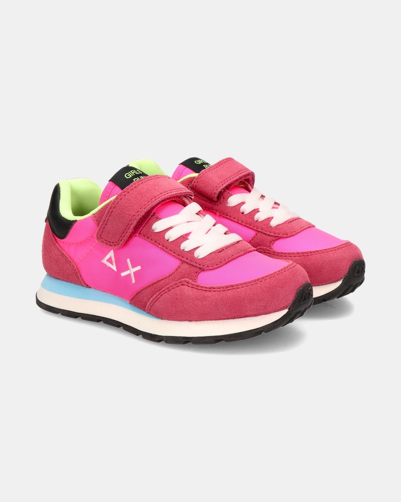 Sun 68 Girls Ally Solid Klittenbandschoenen  - roze
