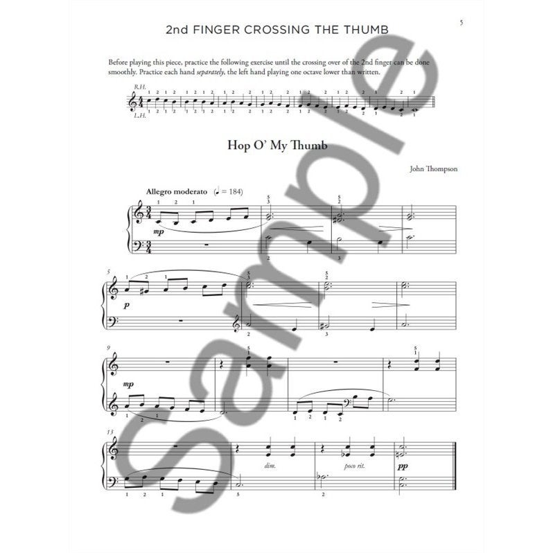 Willis Music - John Thompson's Adult Piano Course: book 2