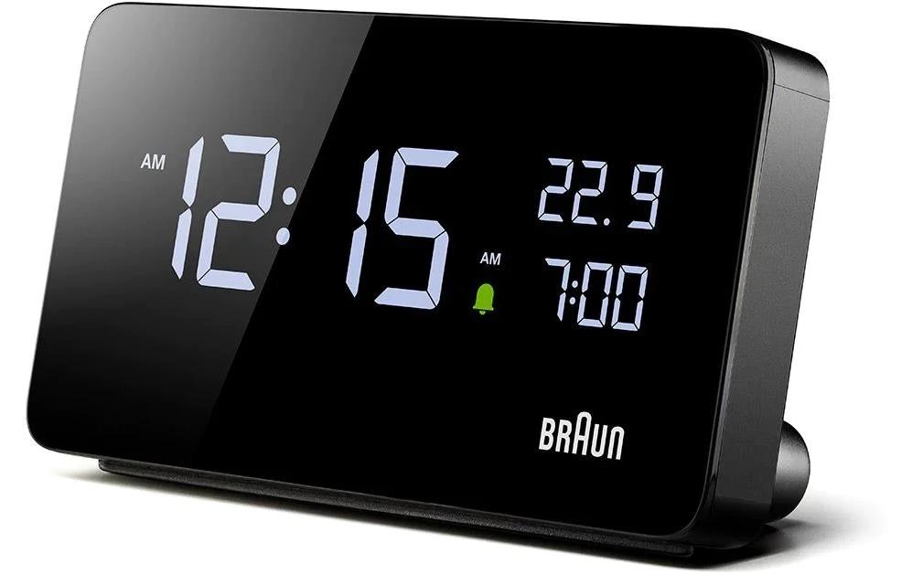 Digitalwecker Rectangular SchwarzAlarm Uhr