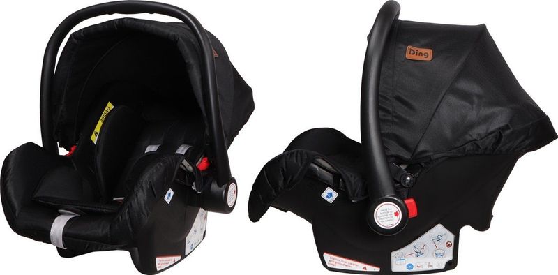 Ding Liam Black/Rose 3-in-1 Combi Kinderwagen Incl. Autostoel