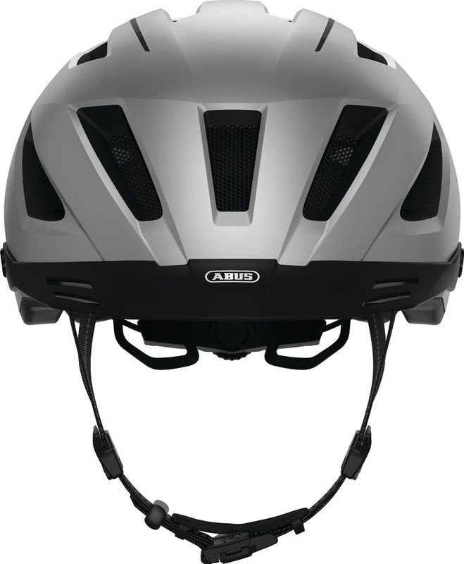 ABUS - Pedelec 2.0 - Fietshelm - Zilver - NTA Gekeurd, Geschikt voor High Speed E-Bikes en Snorfietsen