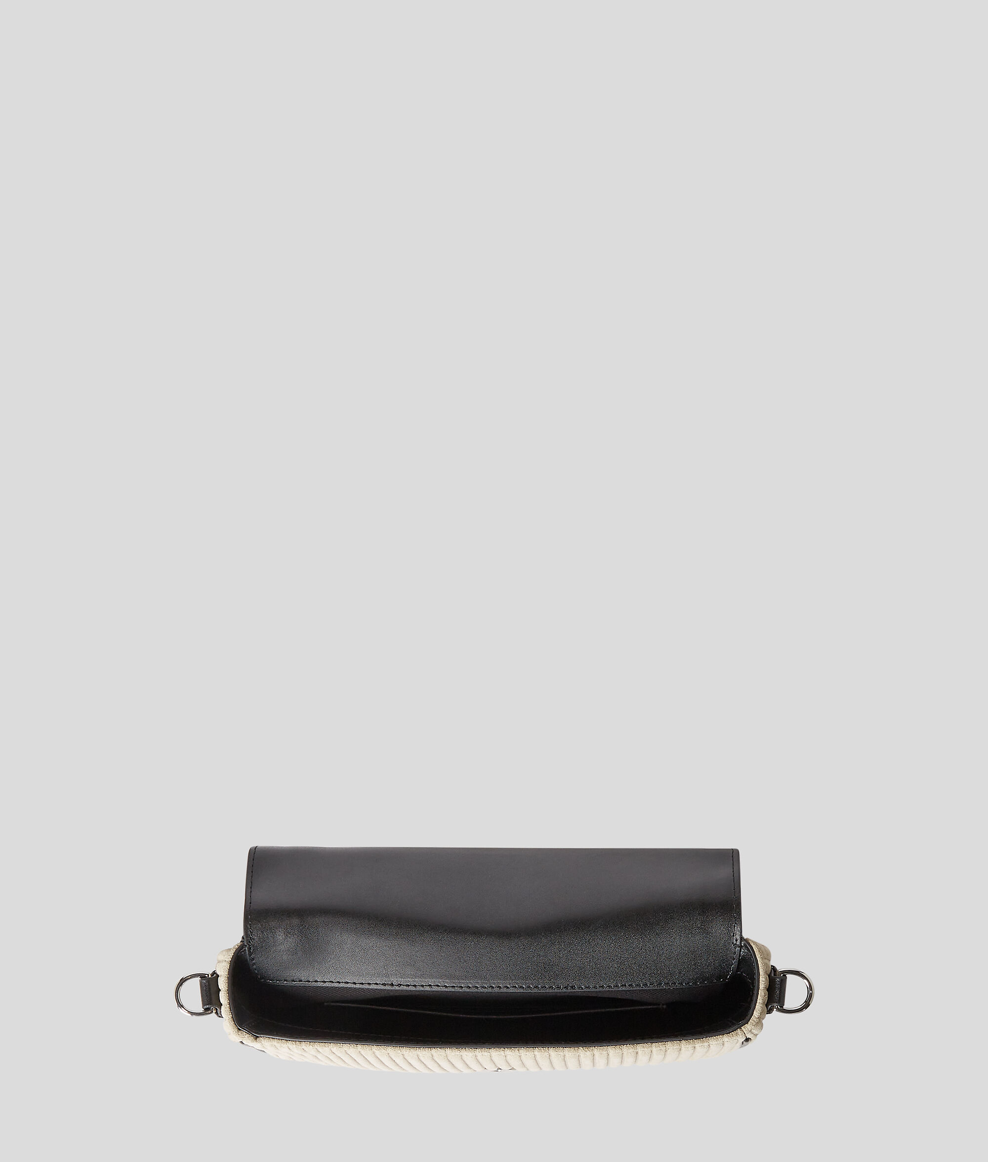 SAC BAGUETTE K/SADDLE EN VELOURS CÔTELÉ