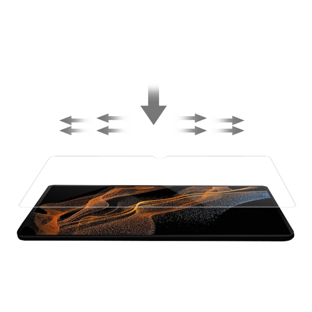 Samsung Galaxy Tab S10 Ultra / Tab S9 Ultra Full-Screen Vollbild Panzer Glas Display Schutz