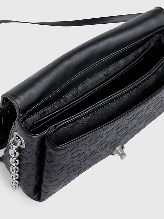 Bolsa de ombro em couro sintético