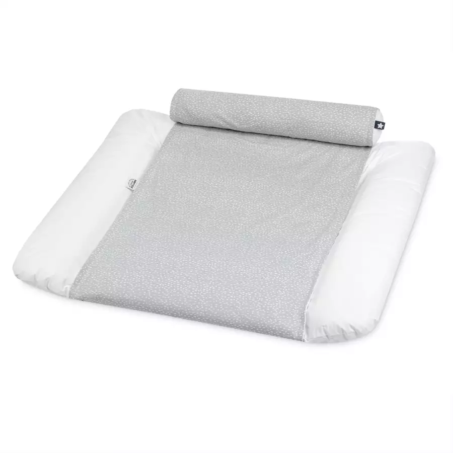 JULIUS ZÖLLNER Bezug für Wickelauflagen Loop Jacob Tiny Squares Grey