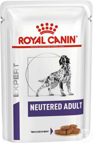 Royal Canin Veterinary Diet Neutered Caninne Adult Tranches Fines En Sauce Sachet 12x100g