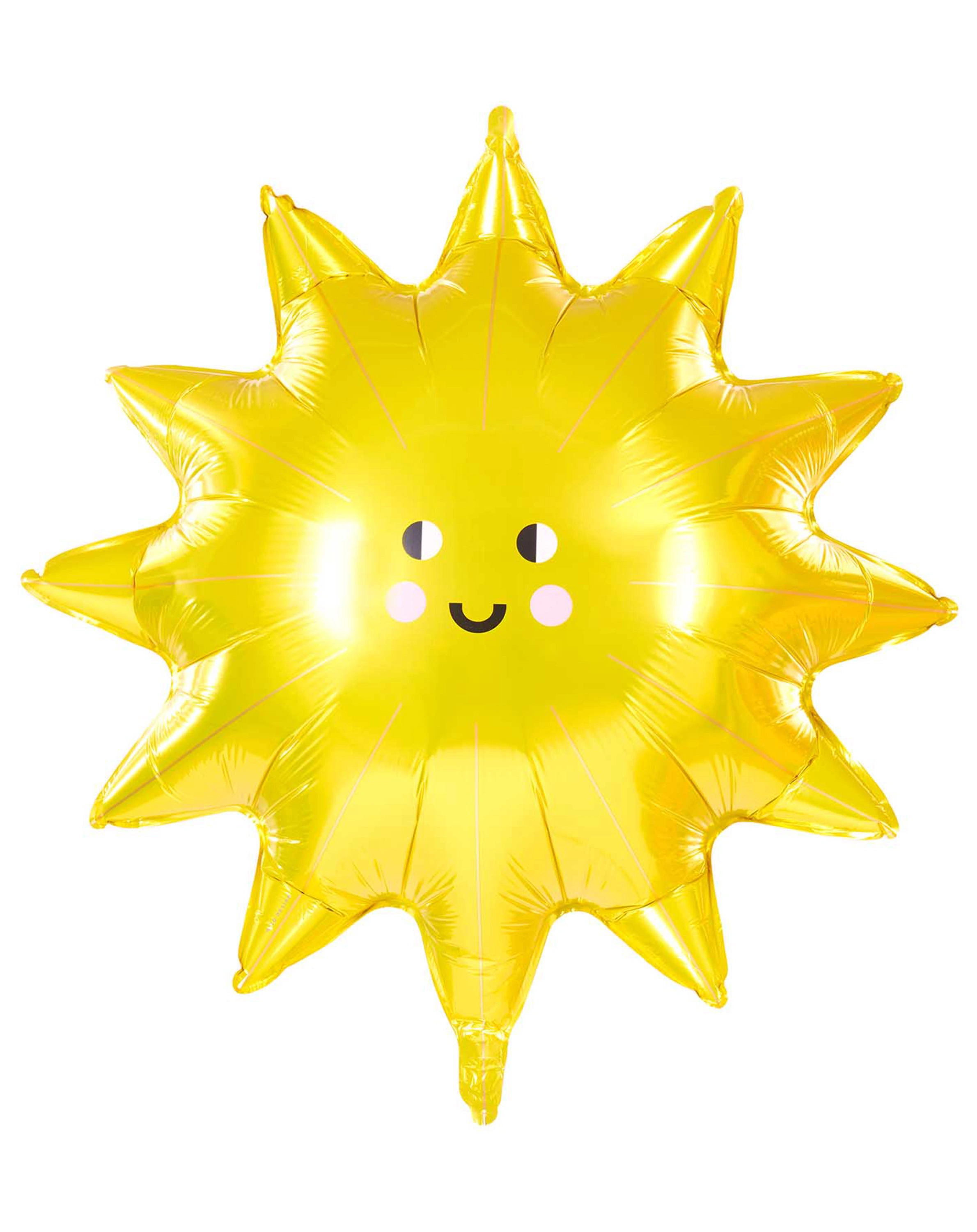 Folienballon SONNE (70cm) in gelb