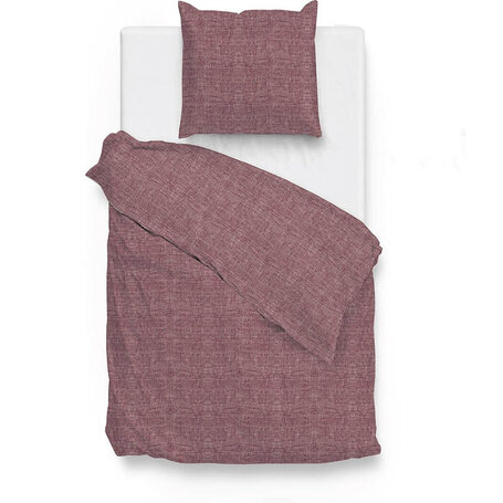 Dekbedovertrek Lino - Wine Red