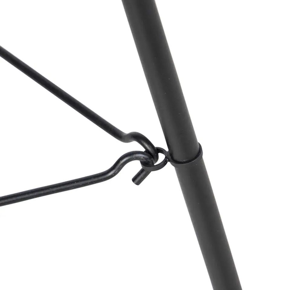 Qazqa vloerlampen manila beige e27