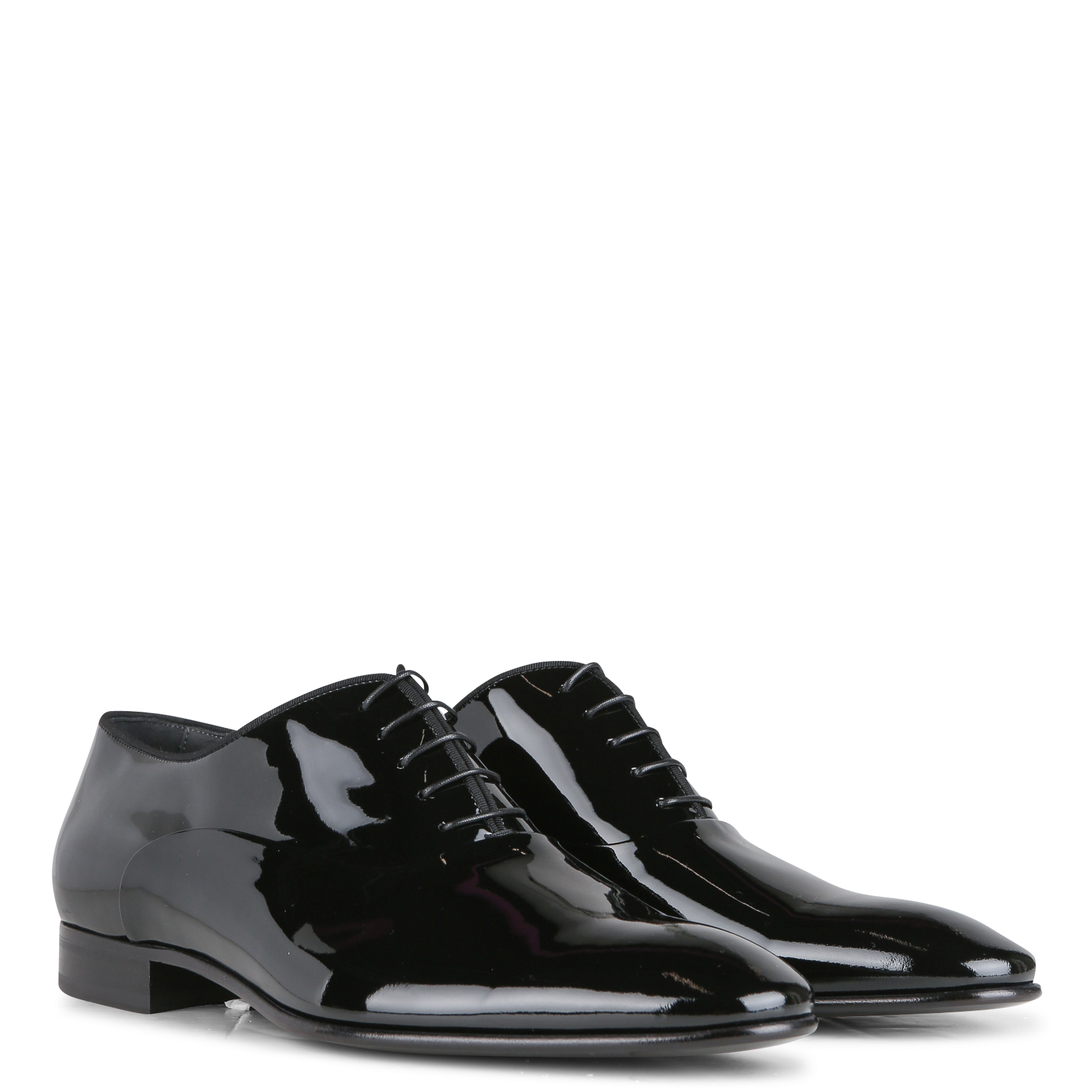 Derbies en cuir vernis | Noir