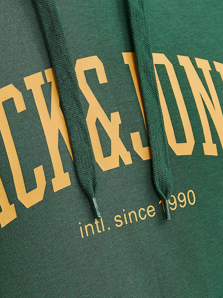 JACK & JONES Kapuzensweater - Hoodie JJEJOSH dunkelgrün