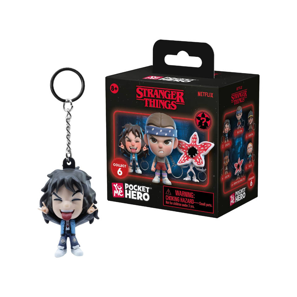 Yume Stranger Things pocket hero sleutelhanger verrassingsset