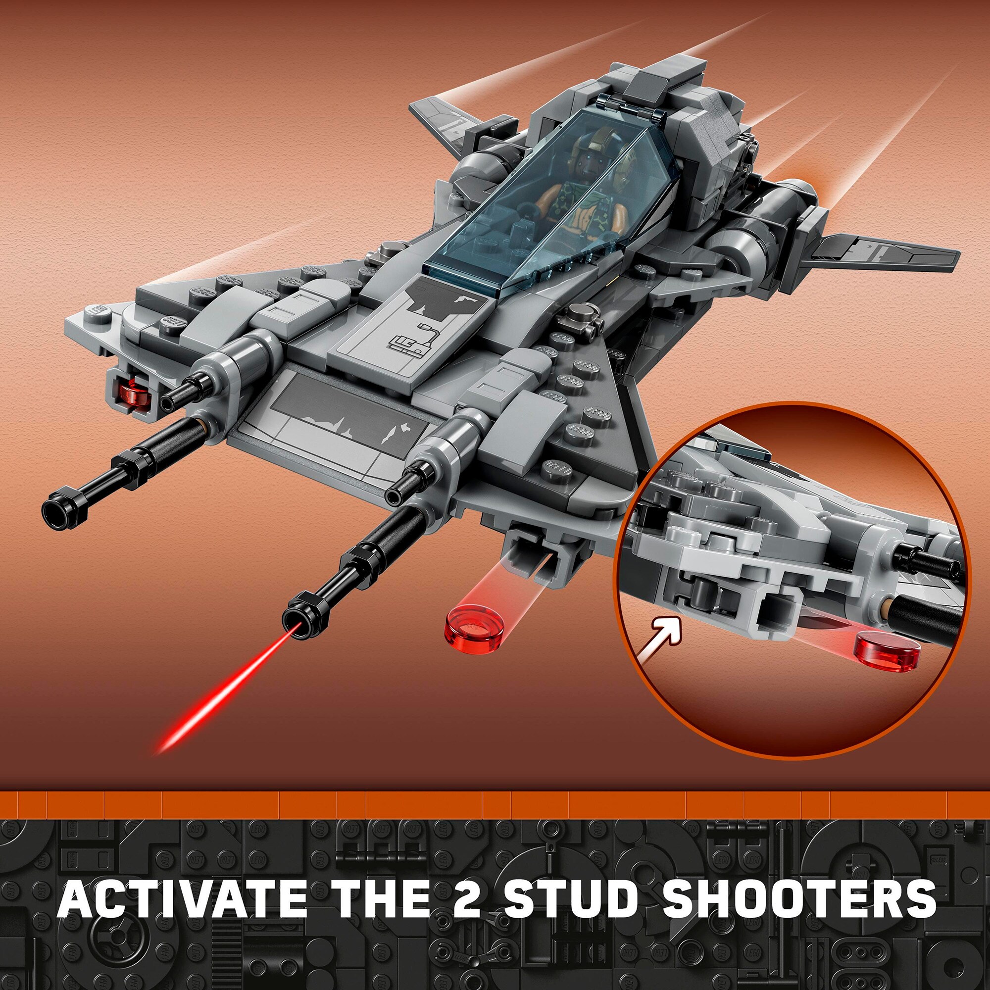 LEGO Konstruktionsspielzeug Star Wars Snubfighter der Piraten