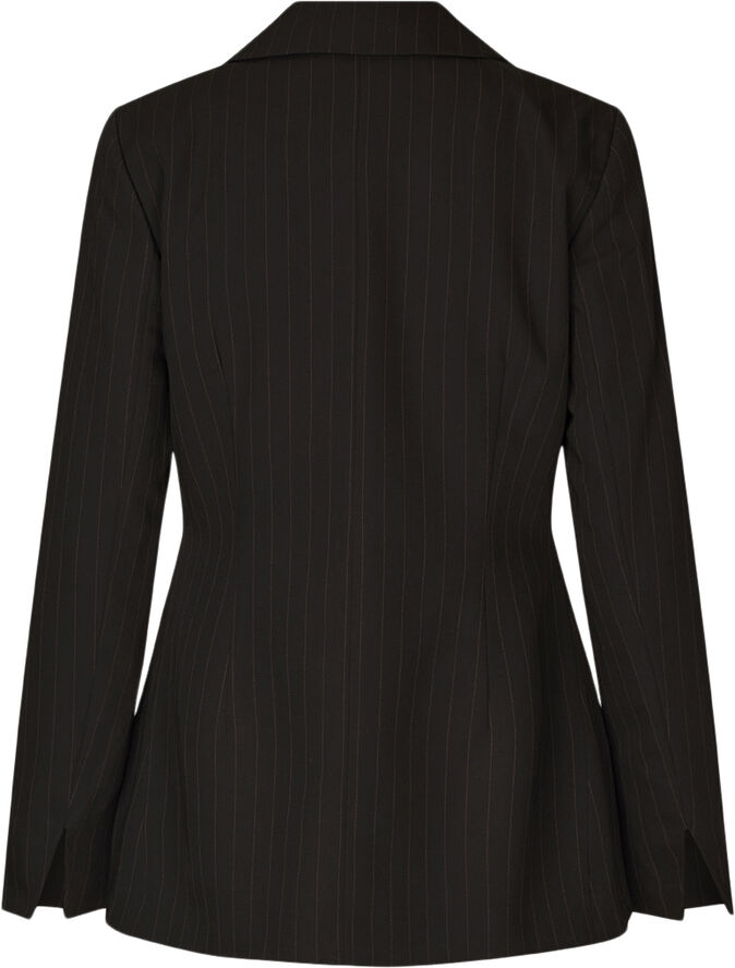 Modström GraysonMD blazer Chocolate pinstripe