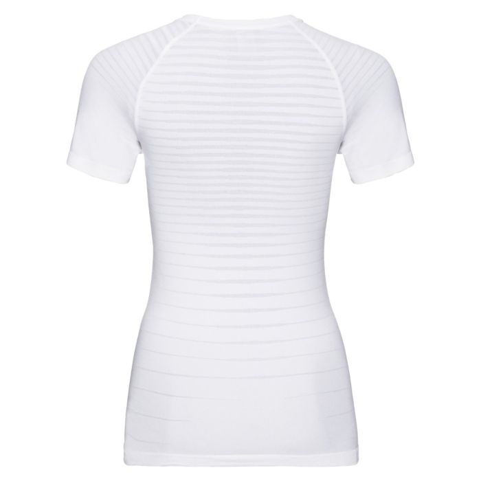 Odlo Dame T-shirts Top Crew Neck Short Sleeve Performan Hvid