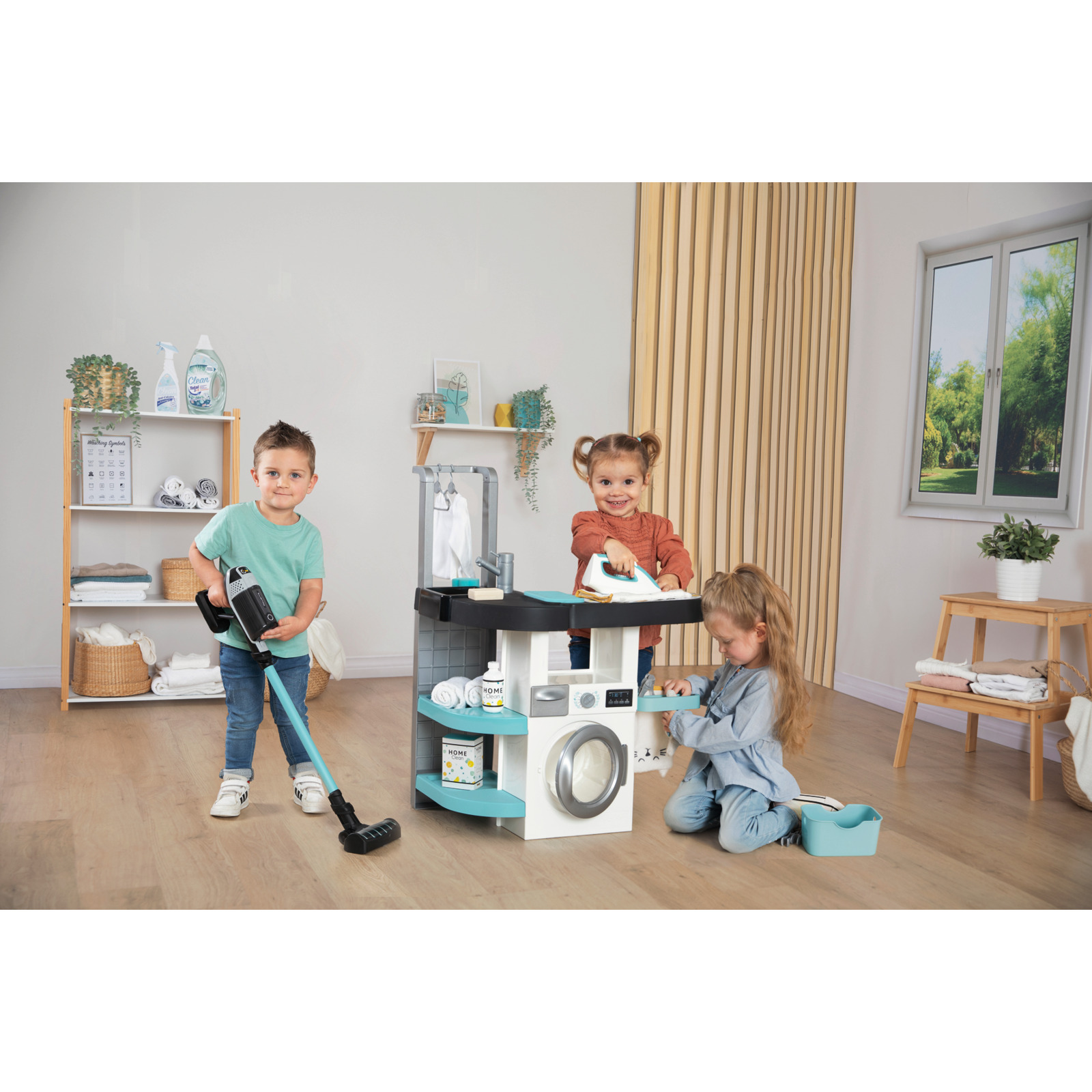 Smoby Rowenta Haushaltsspielzeug-Set Waschküche