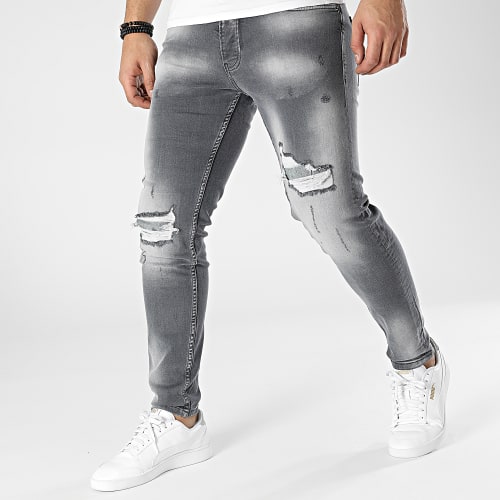 Jean Slim B6727 Gris Anthracite