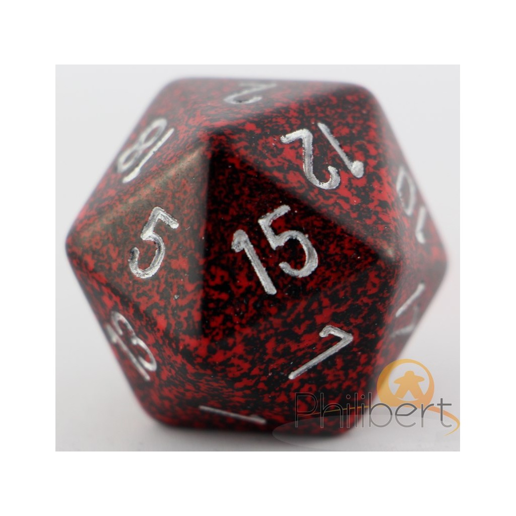 Dé 20 Faces Speckled 34mm