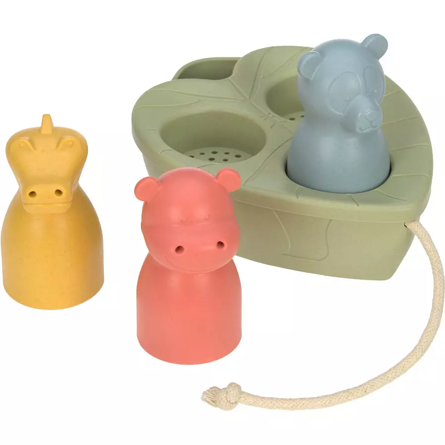 LÄSSIG Boat Toy Set Water Friends olive