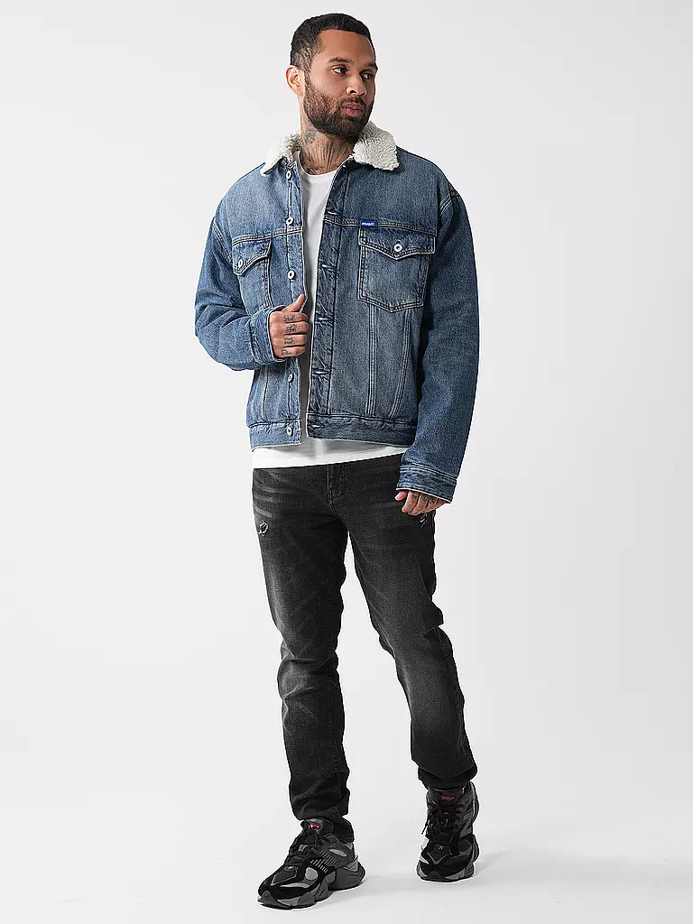 HUGO Jeansjacke DEX blau