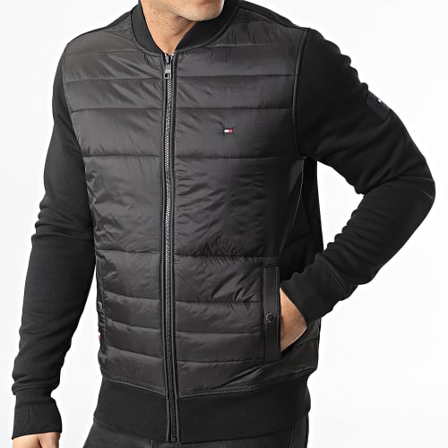 Veste Zippée Mix Media 2122 Noir
