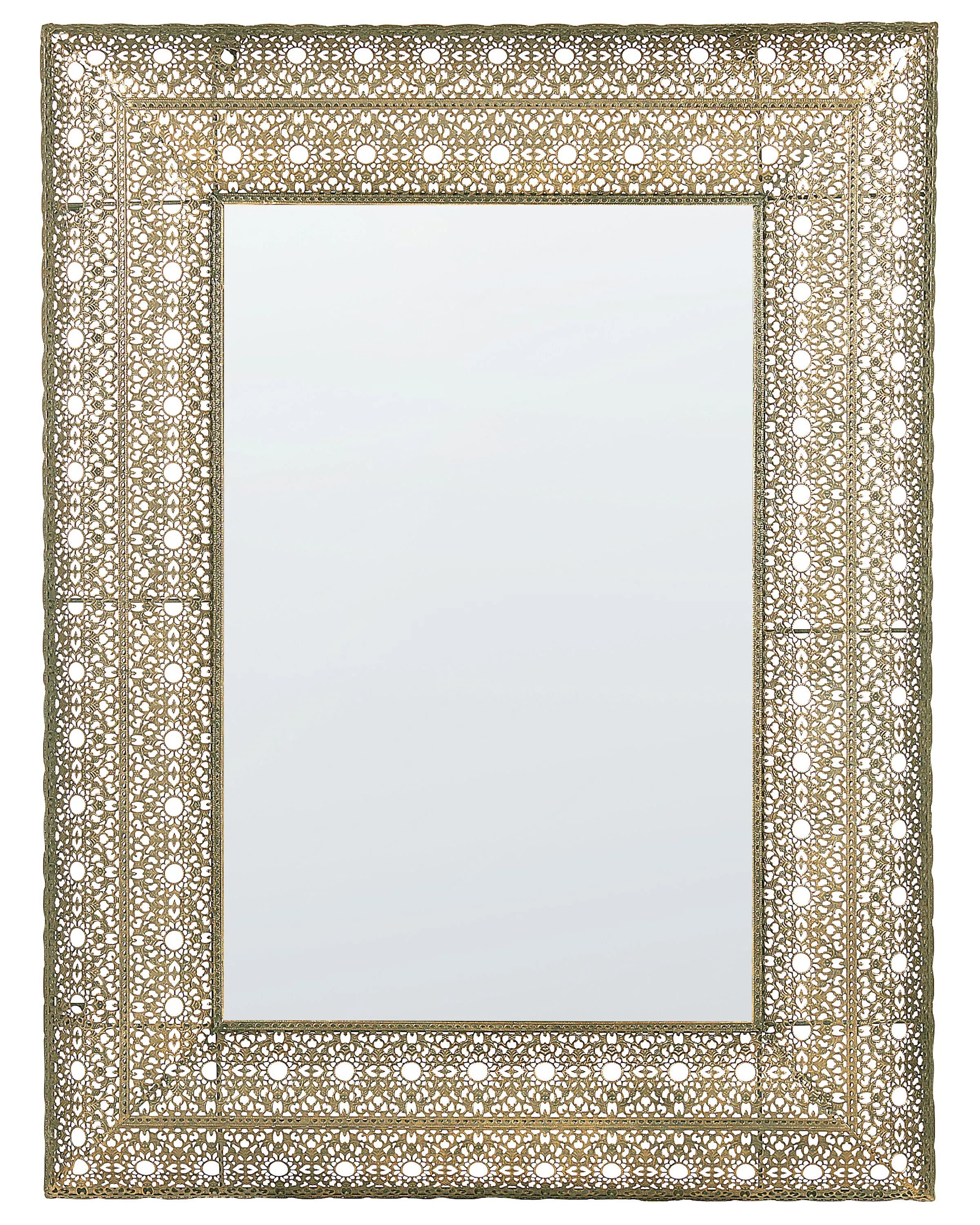 Wandspiegel DEHRADUN 69 cm 90 cm Metaal Goud