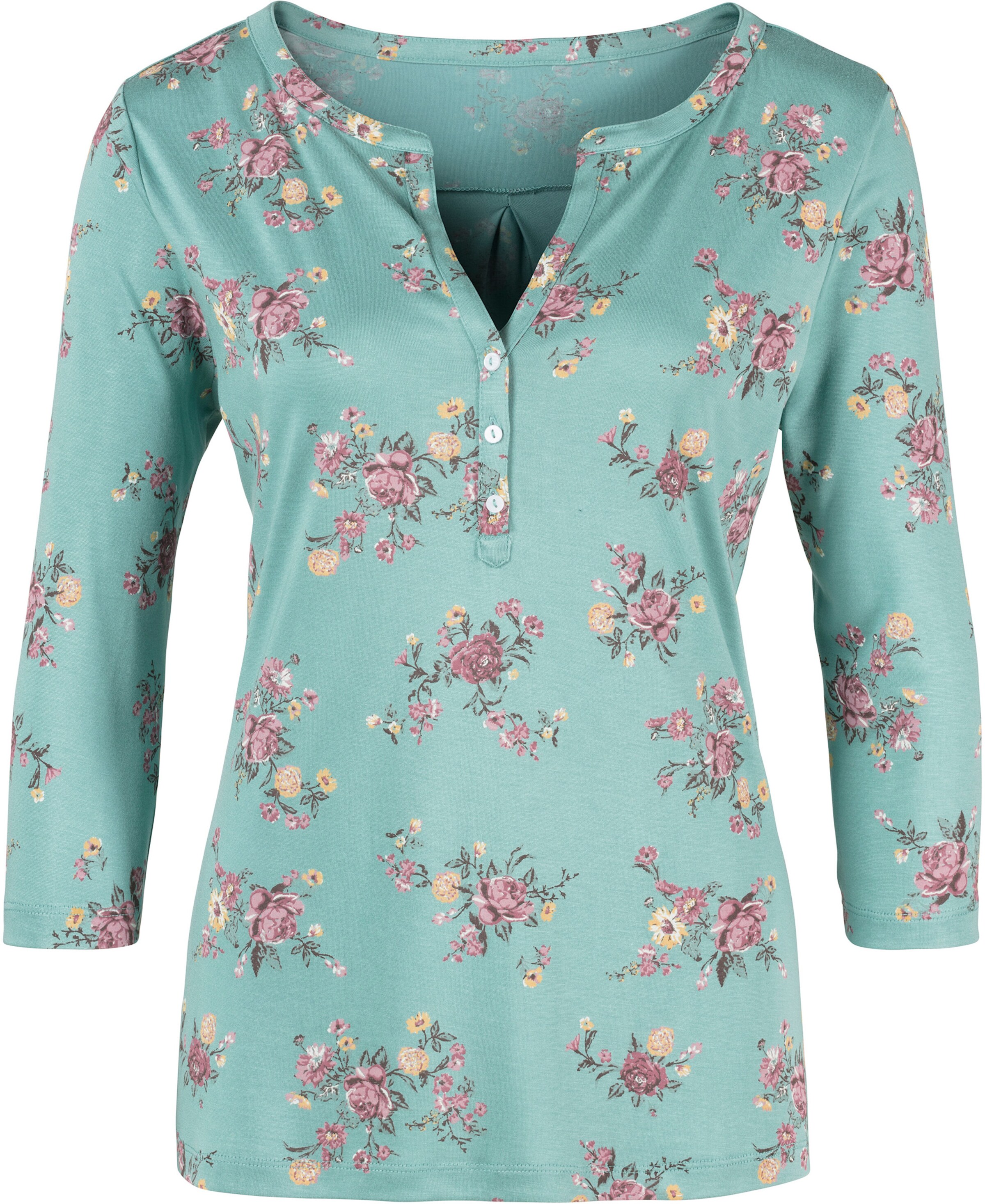 LASCANA 3/4-Arm-Shirt in mint