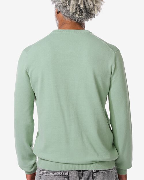 pull homme  vert