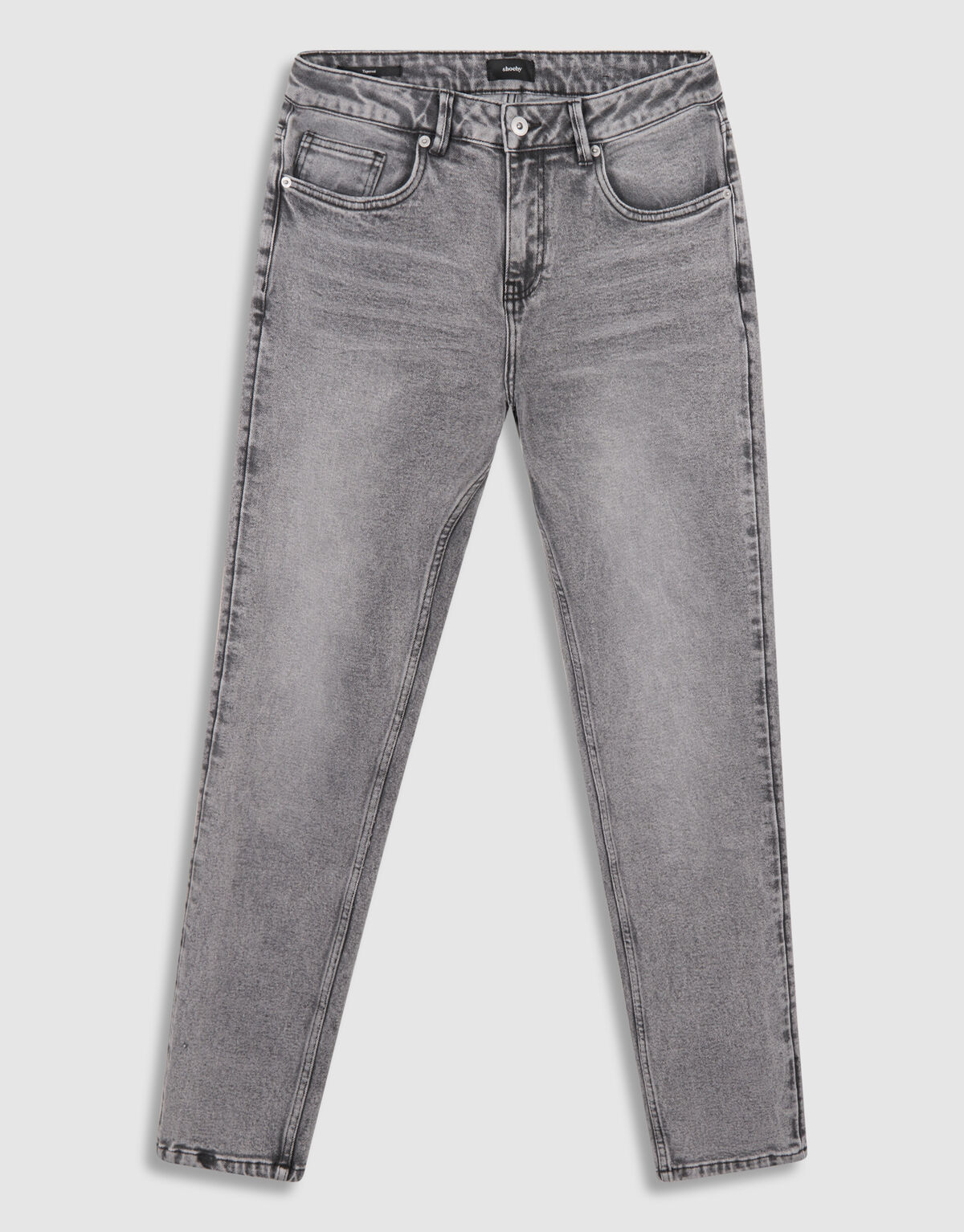 Tapered Fit Jeans Grijs L32