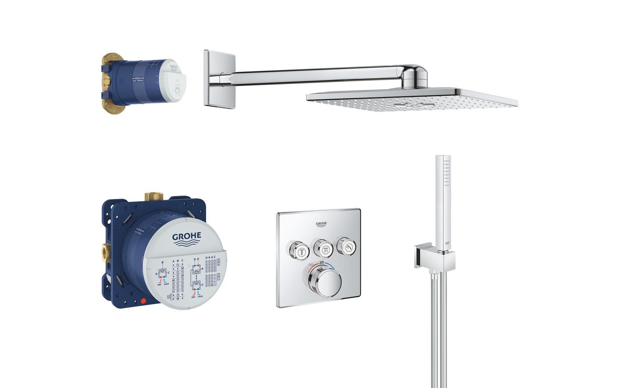 Duschsystem Grohtherm SmartControl<br>Unterputz-Duschsystem