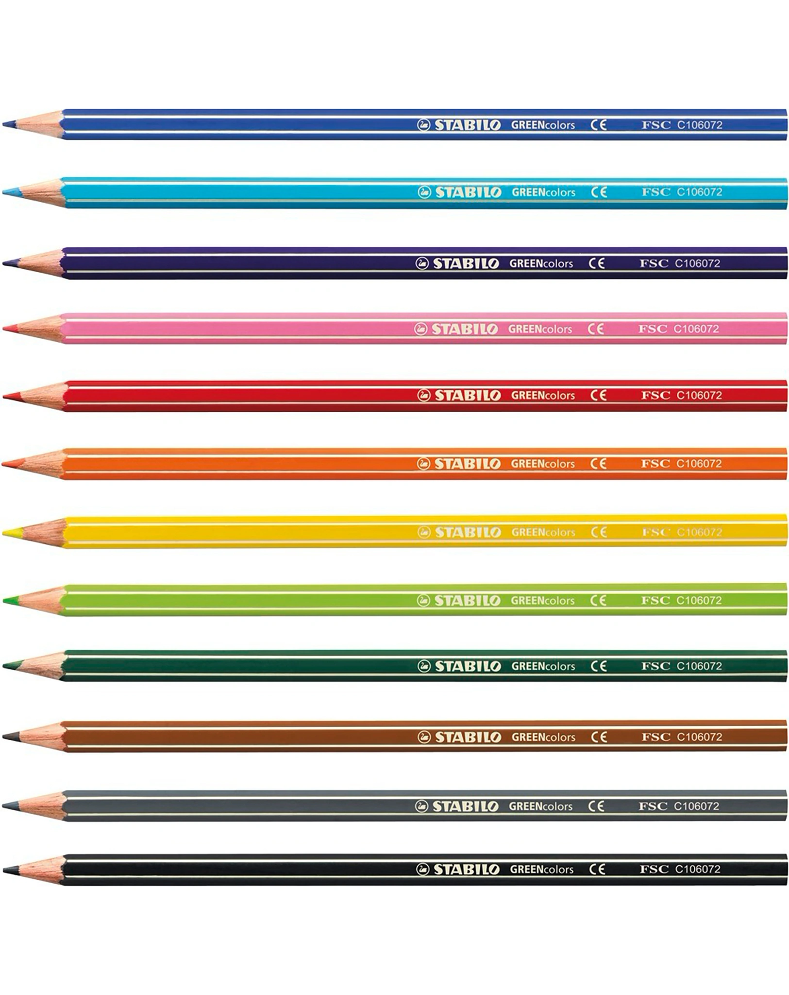 Buntstift STABILO® GREENcolors 12er-Pack
