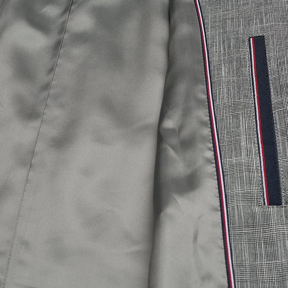 Tommy Hilfiger Manteau Gris Homme Tommy Hilfiger Chek Carco