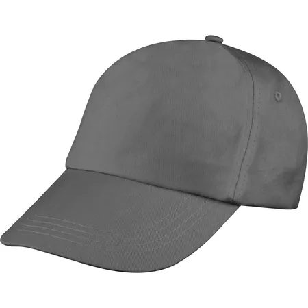 Macma Baumwoll Basecap 5 Panel / Farbe: anthrazit