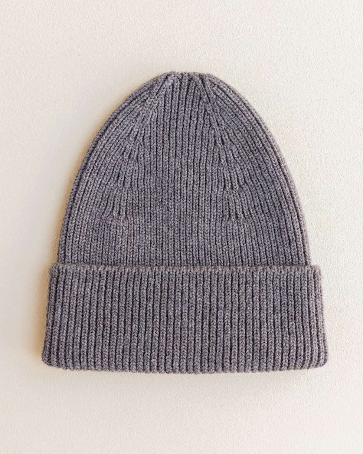 Ull Beanie barn – 100% Merino, Ubehandlet | Ribb lue Fonzie