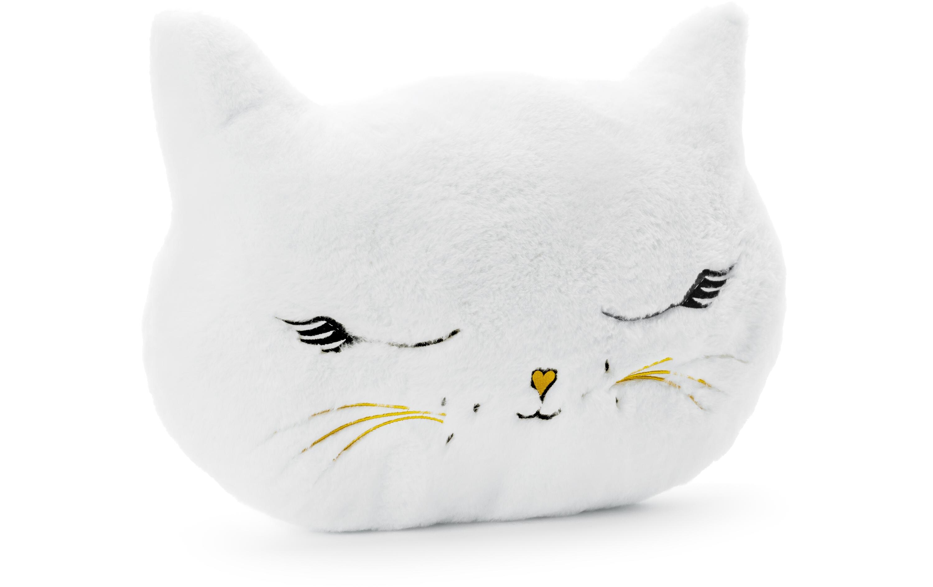 Kissen Cat 42 x 32 cm, CrèmeKuschelkissen