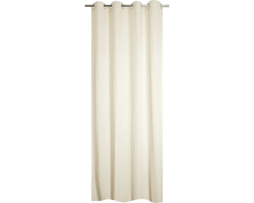 Oogjessjaal linnenlook beige 140x245 cm