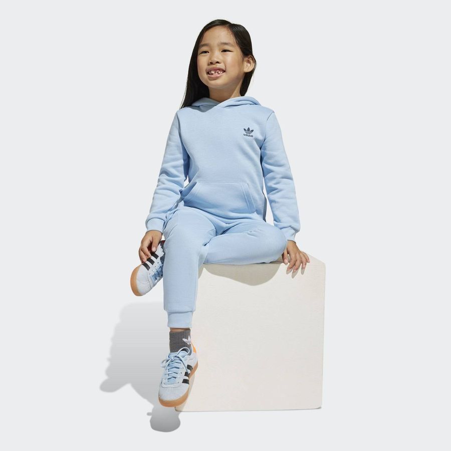 Adidas Original Ensemble à capuche 1/2 zip cargo enfants