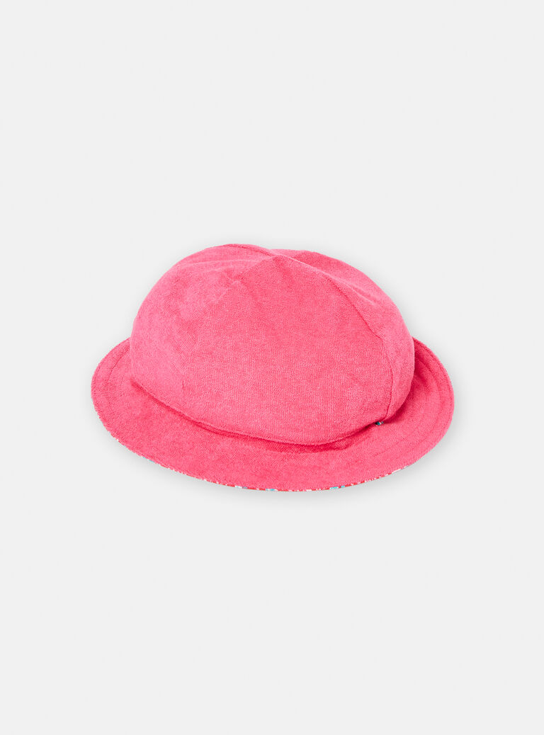 Chapeau réversible pour bébé fille