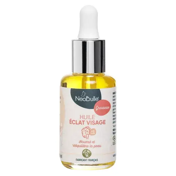 Óleo Facial Radiante Orgânico para Gestantes Néobulle 30ml