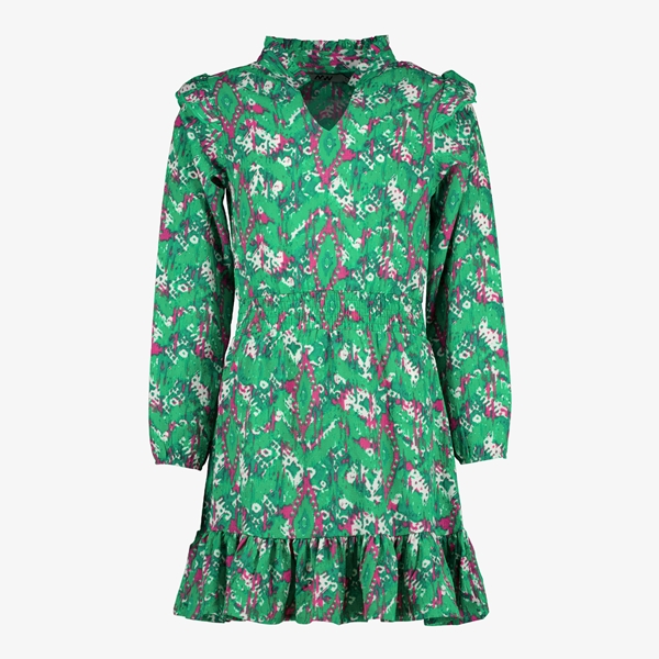 MyWay meisjes jurk groen met ruches