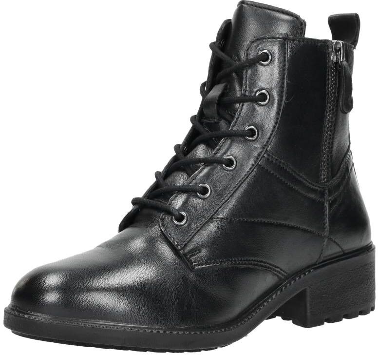 Sub55 Veterschoenen Hoog zwart