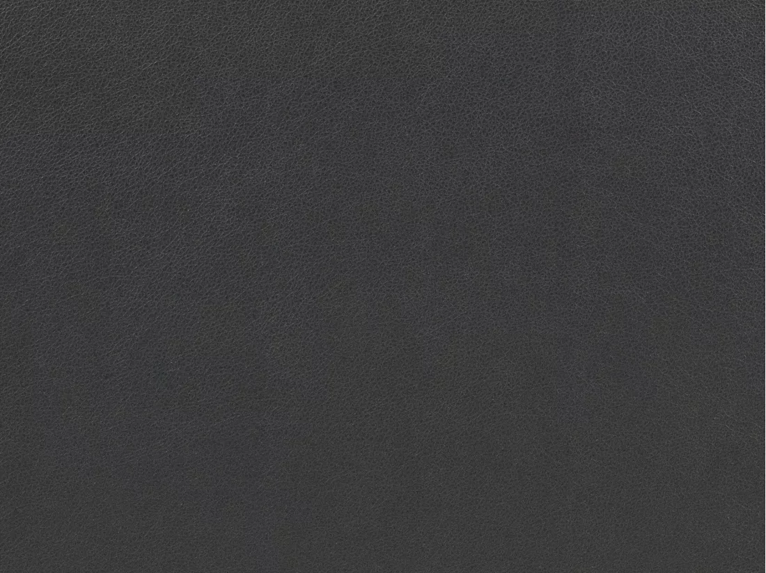 Canapé d'angle cuir MISHIMA - Noir - Angle droit
