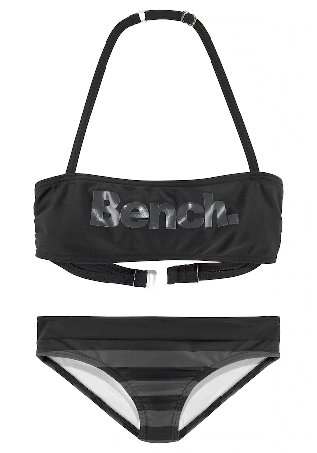 Bench. Bandeau-Bikini , mit grossem Logoprint