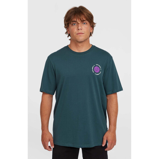O'Neill Chest Print T-Shirt Alma Steel Herren SU25