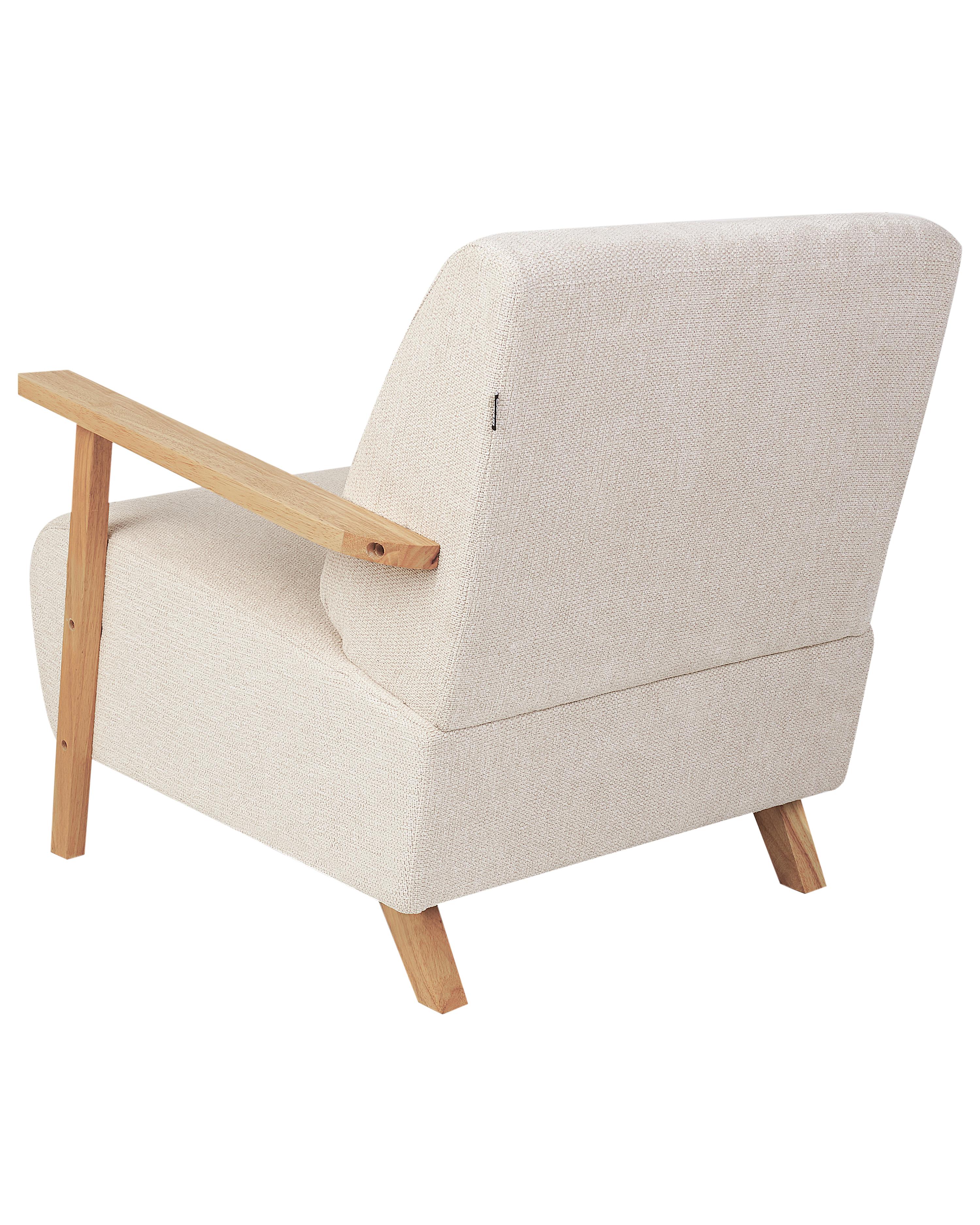 Fauteuil LESJA Stof Lichtbeige