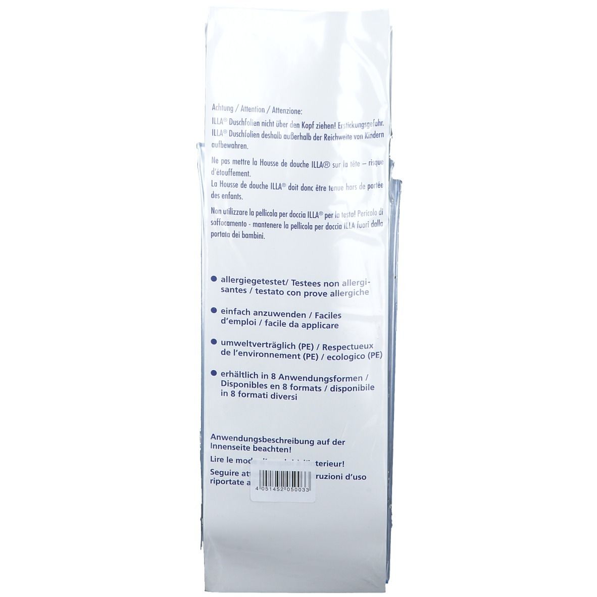 ILLA® Duschfolien Knie lang - 80cm