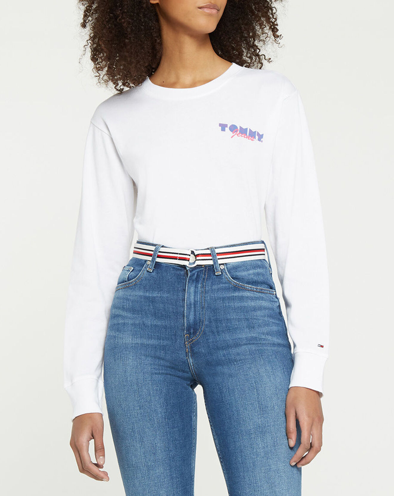 Tommy Jeans T-Shirt Vintage blanc