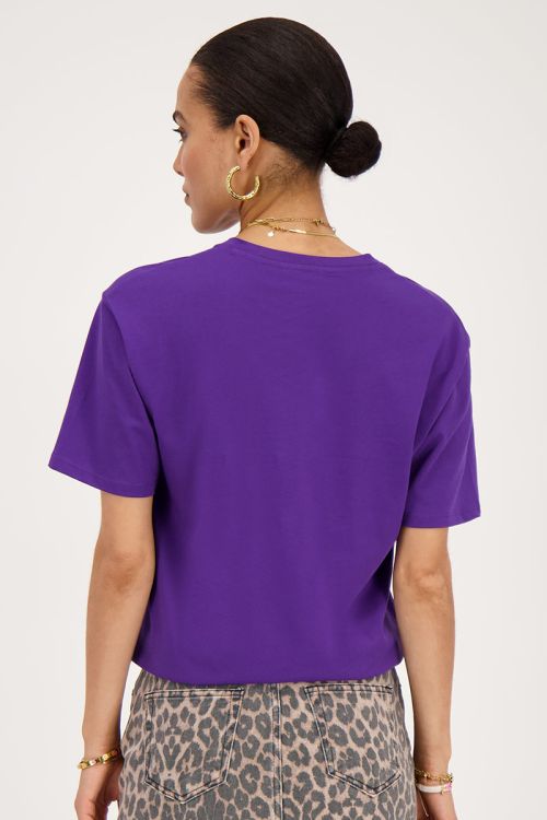 Paars T-shirt 
