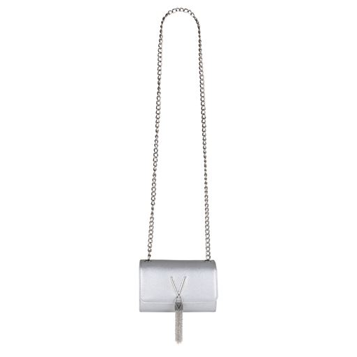 Valentino Divina Crossbody Taske, Argento